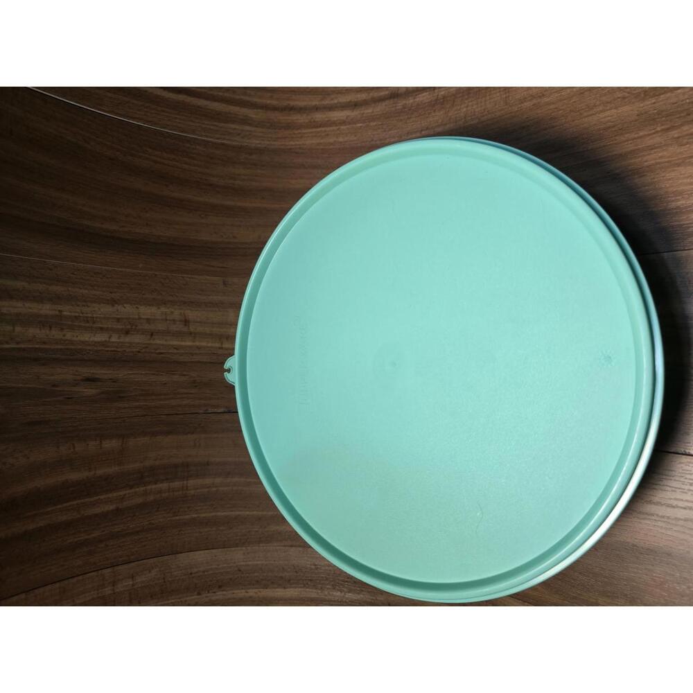 Vintage Tupperware 3 piece bundt/jello mold mint green
